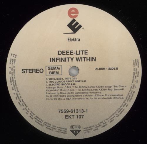 Deee-Lite Infinity Within UK 2-LP vinyl record set (Double LP